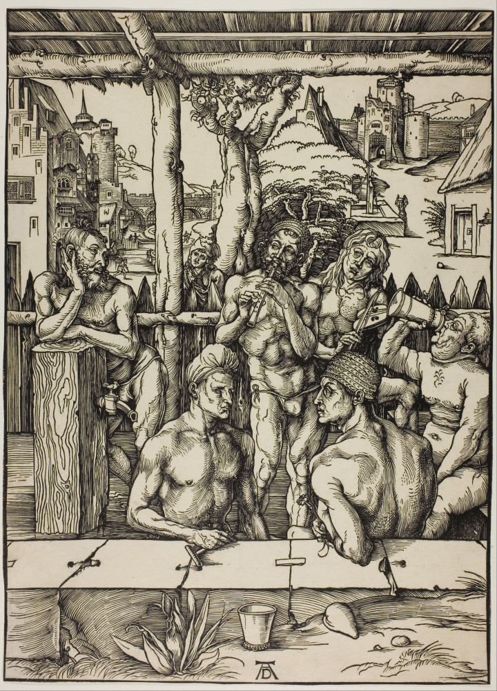 Detail from a Dürer bath house depiction